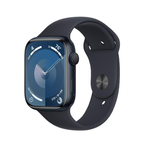 Apple Watch Series 9 GPS 45mm Meia-noite Sport Band Meia-noite S/M - Smartwatch