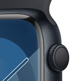 Apple Watch Series 9 GPS 45mm Meia-noite Sport Band Meia-noite S/M - Smartwatch