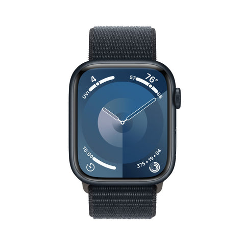 Apple Watch Series 9 GPS 45mm Meia-noite Sport Loop Meia-noite - Smartwatch