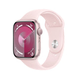 Apple Watch Series 9 GPS 45mm Rosa Sport Band Rosa Claro S/M - Smartwatch