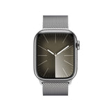 Apple Watch Series 9 GPS + Cellular 41mm Aço Inoxidável Prateado Loop Milanesa Prateado - Smartwatch