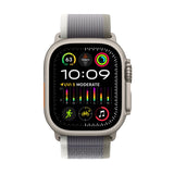 Apple Watch Ultra 2 GPS + Cellular 49mm Titânio Trail Loop Verde/Cinza S/M - Smartwatch