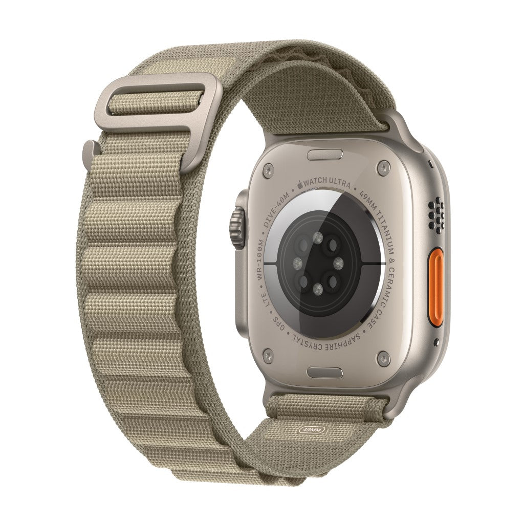 Pré-Venda - Apple Watch Ultra 2 GPS + Cellular 49mm Titânio Alpine Loop Azeitona M - Smartwatch