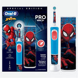 Escova de Dentes Elétrica Oral-B Vitality Pro Kids 3+ Spiderman + Estojo