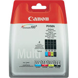 Canon Pack Tinteiros CLI-551 C/M/Y/BK