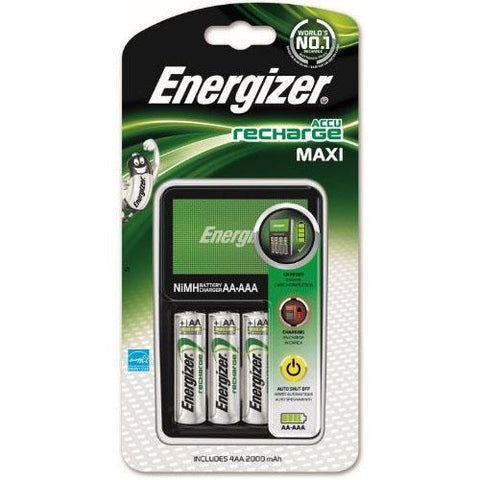 Energizer Carregador Maxi + 4xAA 2000mAh