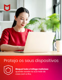 Software McAfee Internet Security - 1 Ano 3 Dispositivos (Formato Digital)