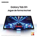 Tablet Samsung Galaxy Tab S9+ Preto - 12.4 256GB 12GB RAM Octa-core WiFi