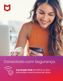 Software McAfee Internet Security - 1 Ano 3 Dispositivos (Formato Digital)