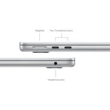 Apple MacBook Air Prateado - Portátil 13.6 M3 8GB 256GB SSD GPU 8-core