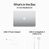 Apple MacBook Air Prateado - Portátil 13.6 M3 8GB 256GB SSD GPU 8-core
