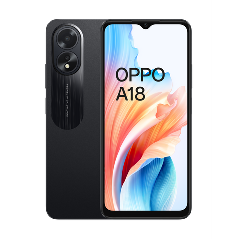 Smartphone OPPO A18 Preto - 6.56