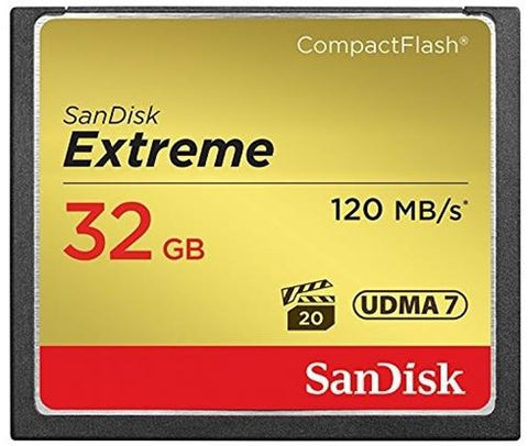 Cartão de Memória CompactFlash Sandisk Extreme - 32GB