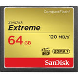 Cartão de Memória CompactFlash Sandisk Extreme - 64GB