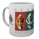 Caneca Harry Potter - House Crests Simple