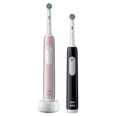 Escova de Dentes Elétrica Oral-B Pro Series 1 Duo Rosa+Preto