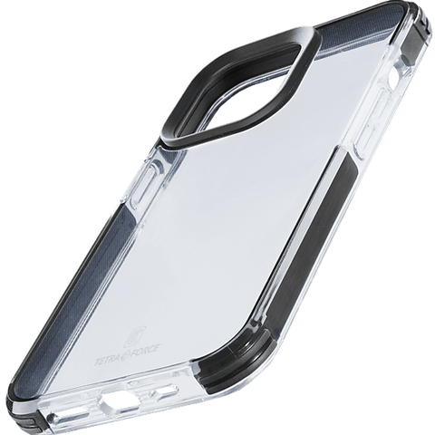 Capa Cellularline iPhone 15 Pro Tetra Force Strong Guard Transparente