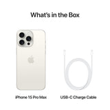 Apple iPhone 15 Pro Max Titânio Branco - Smartphone 6.7 256GB A17 Pro