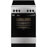 Fogão Zanussi ZCV550G1XA | Elétrico | 85x50x60 cm | 56 L | 4 Zonas | A | Aço inoxidável