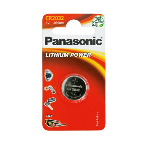 Pilha Lítio Panasonic CR2032 Lithium Power 3V