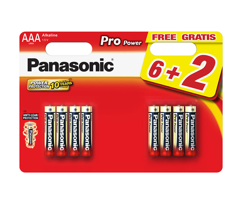 Pack 8 Pilhas Alcalinas AAA Pro Power 1,5V Image