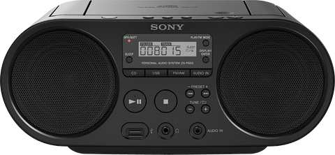 Rádio CD Sony ZSPS50 Preto