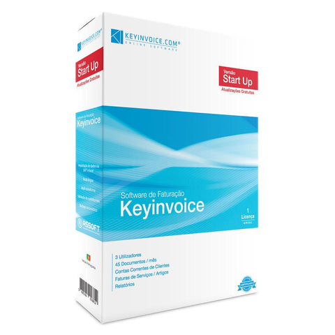 Software Keyinvoice Start Up Software de Faturação 1 Ano