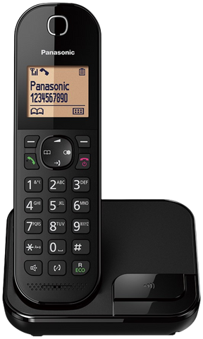 Telefone sem Fios Panasonic DECT KX-TGC410SPB Preto