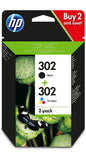 Pack de Tinteiros 302 Preto / Tricolor (X4D37AE) Image