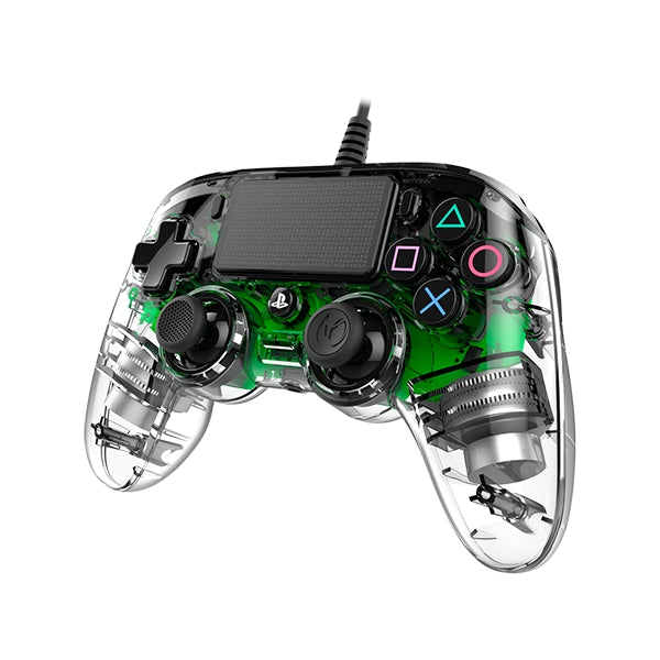 Comando PS4 Nacon com Fios Transparente/Verde PS4
