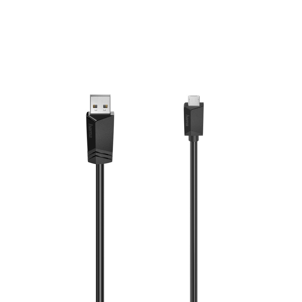 Cabo de Dados Hama USB-A para Micro-USB 0.75m Preto