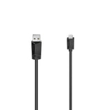 Cabo de Dados Hama USB-A para Micro-USB 1.5m Preto