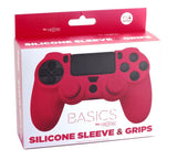 Basic Silicone Sleeve + Grips Blade PS4 Vermelho