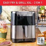 Fritadeira sem Óleo Moulinex Easy Fry & Grill XXL EZ801D10 – Inox