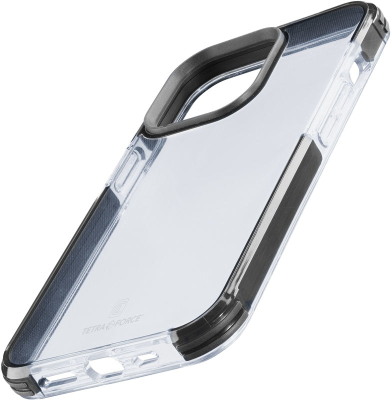 Capa Cellularline iPhone 13 Tetra Force Strong Guard Transparente