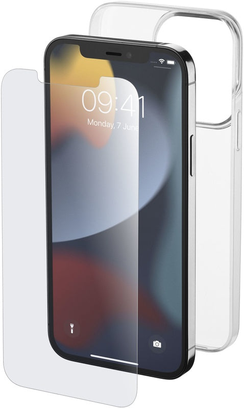 Capa e Vidro Temperado Cellularline iPhone 13 Pro Max Transparente