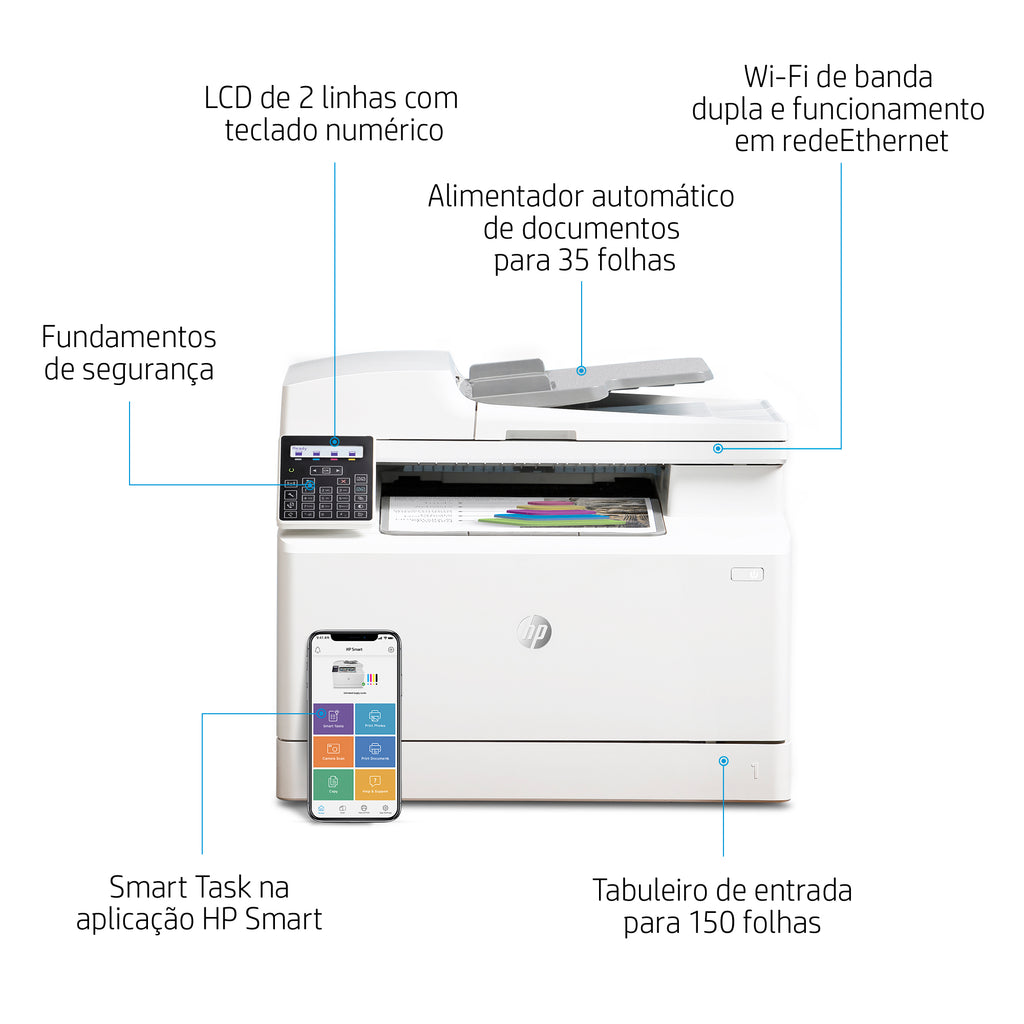 Impressora Multifunções HP LaserJet Pro M183FW