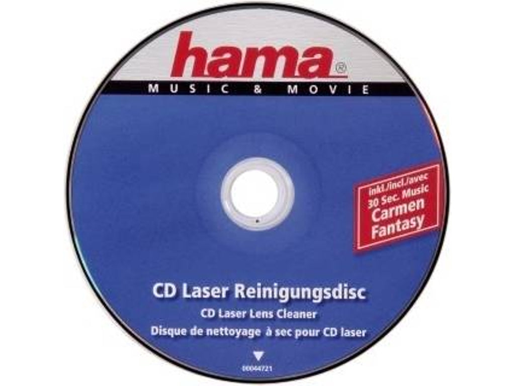 Disco Limpeza Laser para DVD Hama 44721