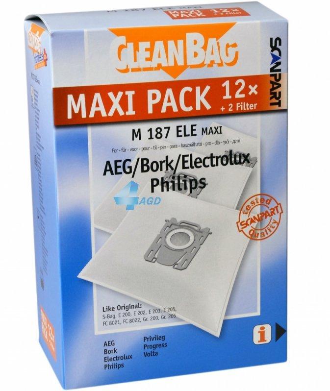 Sacos de Aspirador Scanpart Cleanbag Maxipack - M187ELE11