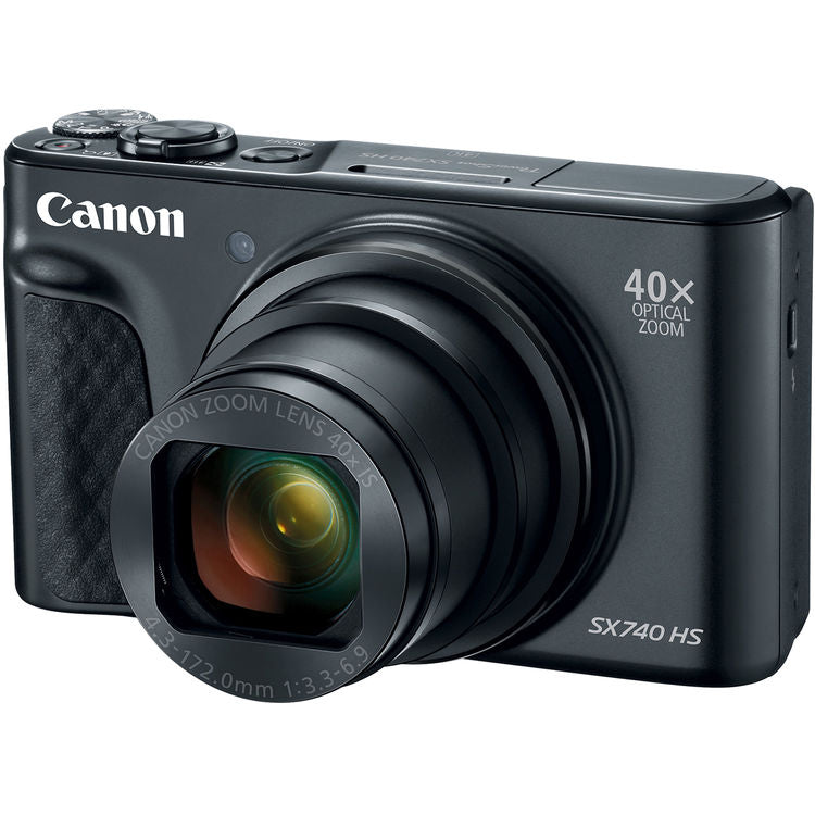 Máquina Fotográfica Canon PowerShot SX740 HS Preta - 21 MP | Zoom 40x | 1/2.3 | f3.3-6.9
