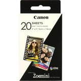 Pack Papel Canon 2x3 ZINK 20 folhas