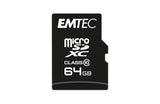 Cartão Micro SD Emtec E158963 HC 64GB Class10 Classic