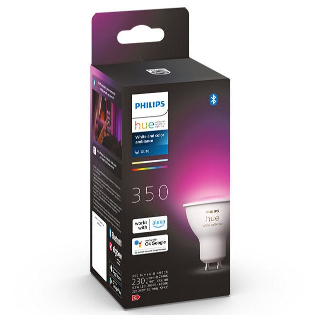Lâmpada Smart Philips Hue WCA LED Wi-Fi 4.3W GU10