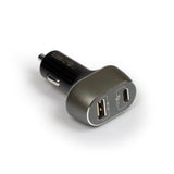 Carregador de Isqueiro Port USB-A / USB-C 57W Cinzento