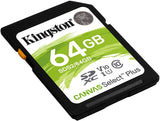 Cartão SDXC Kingston 64GB Classe 10 U1 100MB/s