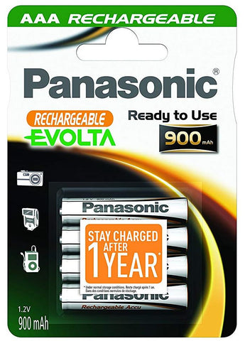 Pilhas Recarregáveis Panasonic Pack 4 BL/4P P03 900 MAH EVOLTA AAA