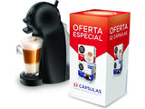 Máquina de Café Cápsulas Krups Piccolo Dolce Gusto + 32 Cápsulas KP1000P7
