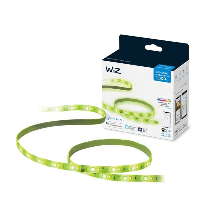 Faixa Smart WiZ LED Wi-Fi RGB 20W - Starter Kit 2m