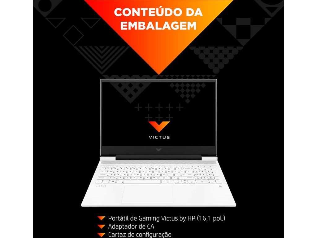 Portátil Gaming HP Victus 16-d0008np - 16.1 Core i5 8GB 512GB SSD GeForce RTX 3050 4GB