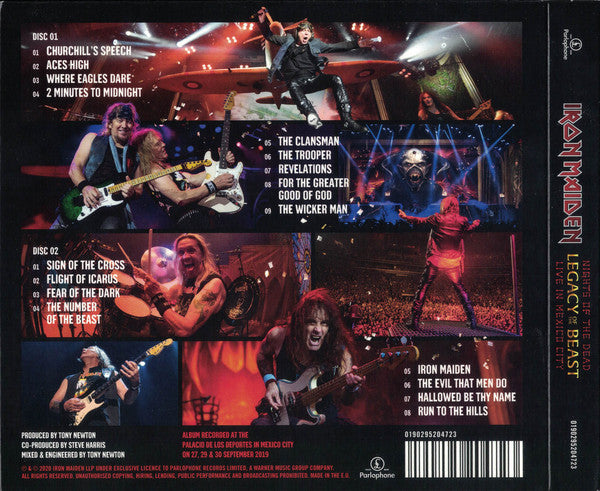 CD Iron Maiden - Nights of the Dead - Legacy of the Beast: Live in Mexico City - 2CD